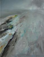 "In a fog", 2011, canvas, oil, 10080 cm