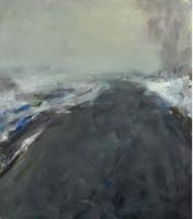Road to a fog, 2011, canvas, oil, 80x70 cm