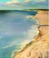 "Coast", 2009, canvas, oil, 80x60 cm