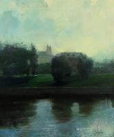 "Over the Svisloch river", 2011, canvas, oil, 60x50 cm