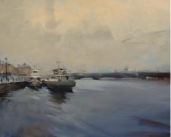 "On the Neva", 2011,  canvas, oil, 40x50 cm